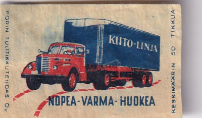 Kiito-Linja. Nopea-Varma- huokea -     s88