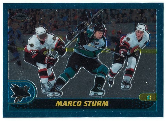 01-02 Topps Chrome #97 Marco Sturm