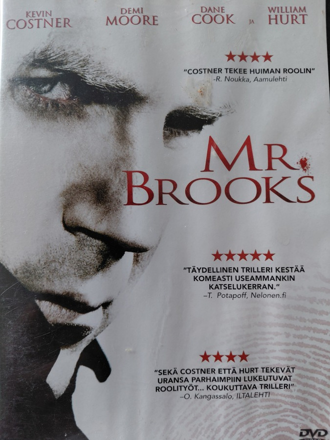 Mr. Brooks DVD (Kevin Costner)
