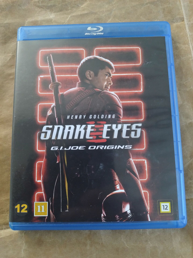 Snake Eyes G.I. Joe origins (Bluray)