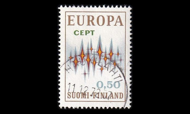 701 o Europa 0,50 mk Haukilahti 11.12.72 (1972)
