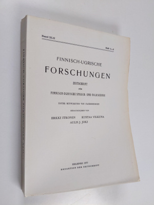 Finnisch-ugrische Forschungen Band 42 Heft 1-3 : Zeitschr...