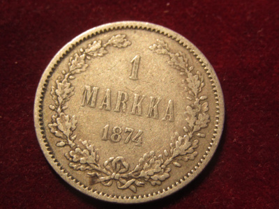 1 markka 1874