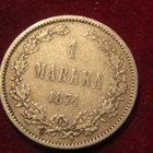 1 markka 1874 - pikkukuva 1