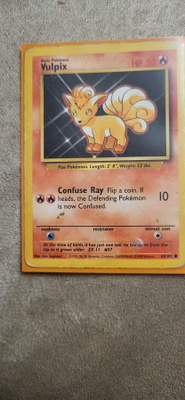 Vulpix - Base set 1 (BS1) card