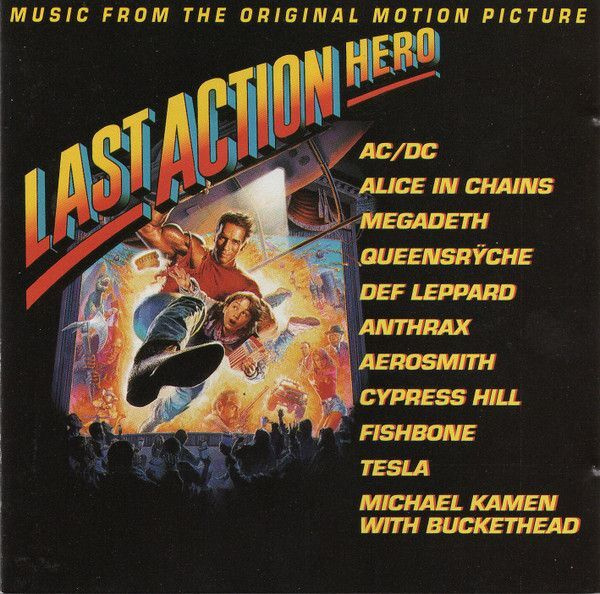 Last Action Hero Soundtrack (CD) AC/DC Alice In Chains Tesla