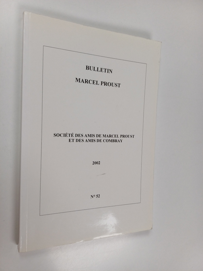 Bulletin marcel proust societe des amis de marcel proust ...