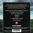 PINK FLOYD:LIVE IN KNEBWORTH 1990 CD - pikkukuva 2