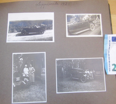 10 VANHAA Valokuvaa Leppävirta KIVA Auto 1925