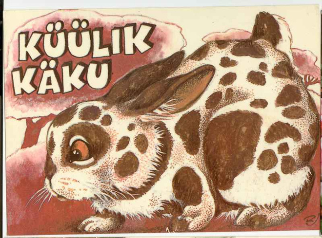 Kani Käku (signeerattu taiteilijakortti - Raivo Järvi) #143