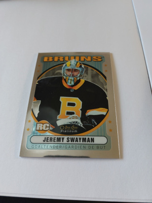 2021-22 O-Pee-Chee Platinum Retro #R70 Jeremy Swayman Rookie