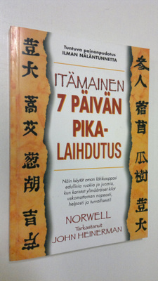 Anthony Norvell : Itämainen 7 päivän pikalaihdutus