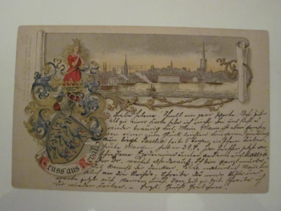 VANHA Postikortti Eesti Viro Tallinna Tallinn 1900