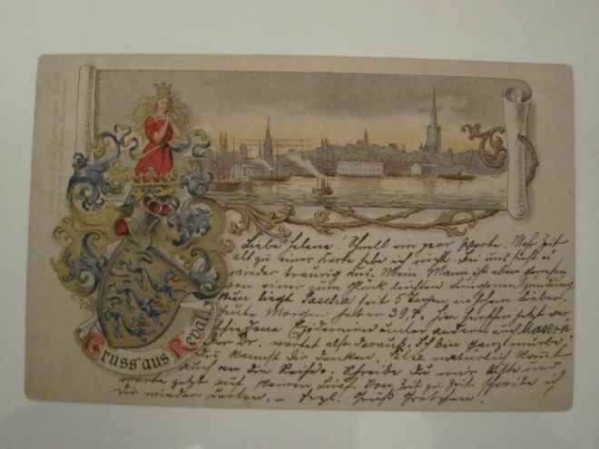 VANHA Postikortti Eesti Viro Tallinna Tallinn 1900
