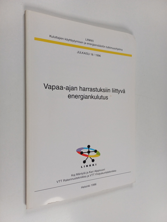 Kaj Mäntylä : Vapaa-ajan harrastuksiin liittyvä energiank...