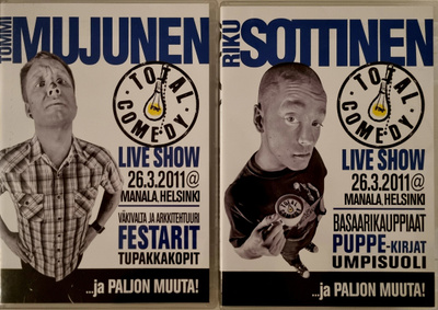 TOTAL COMEDY: RIKU SOTTINEN JA TOMMI MUJUNEN DVD (2 X 1 DISC