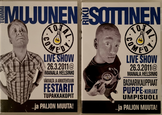 TOTAL COMEDY: RIKU SOTTINEN JA TOMMI MUJUNEN DVD (2 X 1 DISC