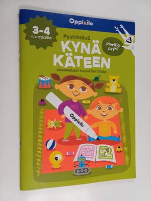 Katja Parantainen : Pyyhittävä Kynä käteen -puuhakirja 3-4 v
