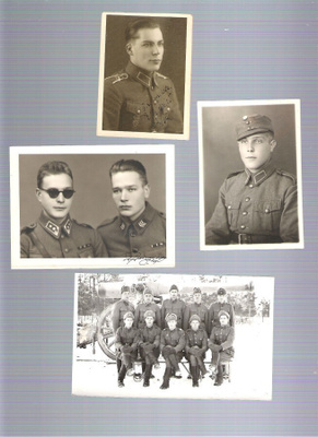 Sotilaskuva, 4 kpl.