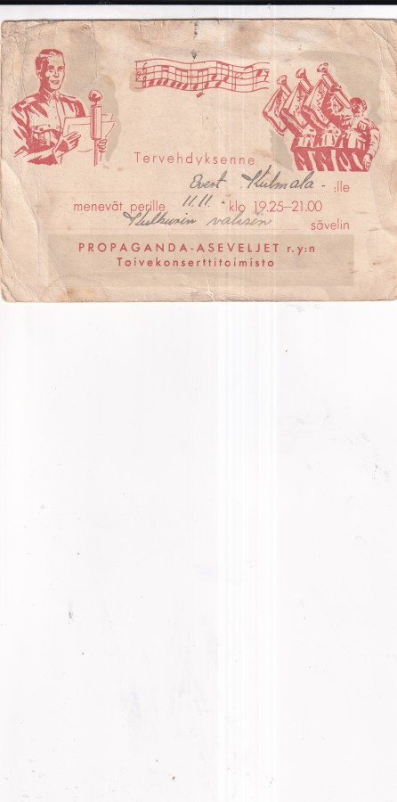 Propakanda - Aseveljet r.y:n Toivekonserttitoimisto   b599