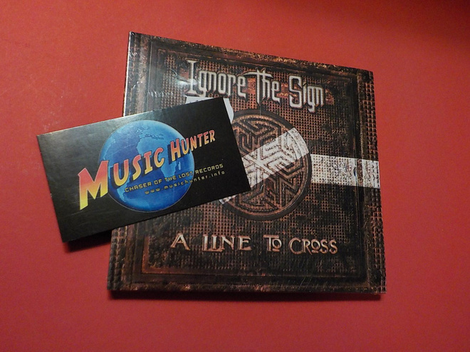 IGNORE THE SIGN - A LINE TO CROSS UUSI CD