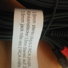 Audiokaapeli 10 metriä 2x RCA-3,5mm plug. - pikkukuva 3