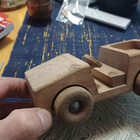 Vanha Suomalainen puinen leluauto - pikkukuva 3