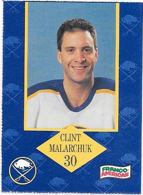 1989-90 Buffalo Sabres TeamIssue #30 Clint Malarchuk MV