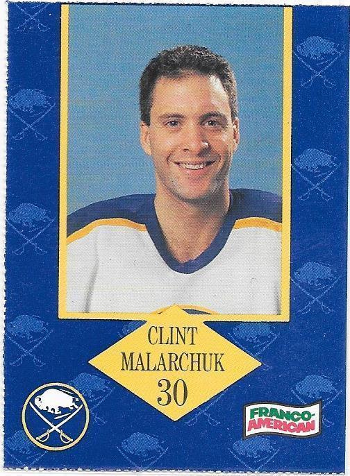 1989-90 Buffalo Sabres TeamIssue #30 Clint Malarchuk MV