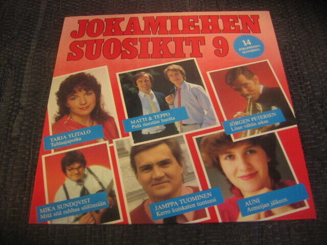 LP - Jokamiehen suosikit 9 (Seija Simola, Jamppa Tuominen...
