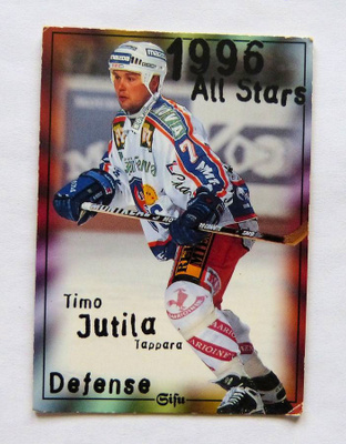 1996-97 Leaf Sisu Redline SM-liiga #176 - Timo Jutila