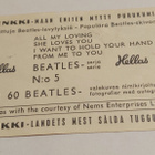 Beatles Jenkki- purkkakortti Hellas - pikkukuva 2