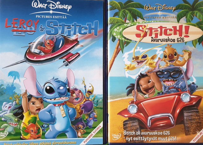 Leroy & Stitch ja Stitch Avaruusasema 626 dvd