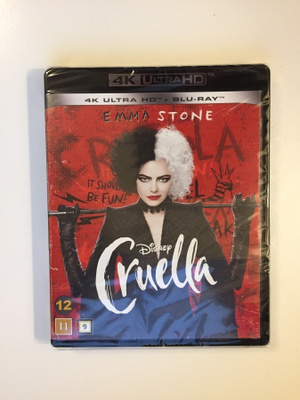 Cruella (4K Ultra HD + Blu-ray) Emma Stone (2021) UUSI