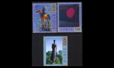 Norja 1287-9 ** Nykytaidetta (1998)