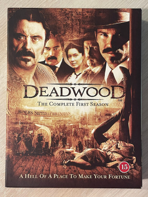 Deadwood: Kausi 1 (2004) HBO:n palkittu TV-sarja (4DVD)