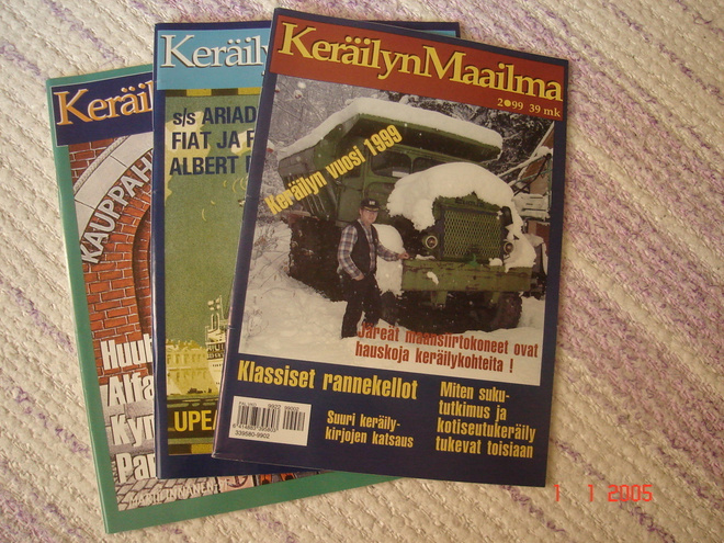 Keräilyn maailma -lehtiä 3 kpl