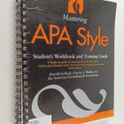 Harold Gelfand : Mastering APA style : student's workbook... - pikkukuva 1