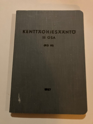 Kenttäohjesääntö III osa (KO III) 1957