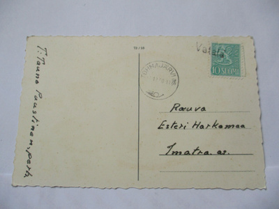 1960 Vatala rivil + Tohmajärvi as. kortila