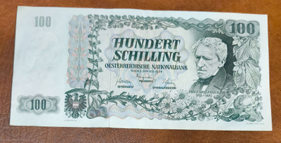 100 schilling v.1954, Itävalta