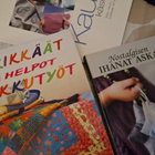 KIRJAT X 3 KPL KÄSITYÖ ASKARTELU TILKKUTYÖT - pikkukuva 1
