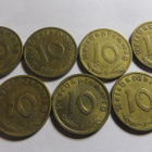 Saksa/thire reich 10 pfennig 1938/ 7 erilaista - pikkukuva 1