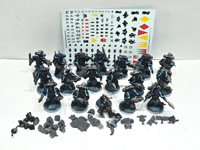 WH40K - 19kpl Space Wolves Grey Hunters [K190]