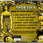 CHOP SUEY - Bats in your belfry? MCD - pikkukuva 2