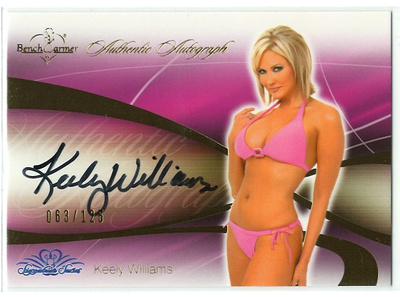 Bench Warmer 2008 SigSer Gold Autograph Keely Williams /125