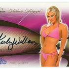Bench Warmer 2008 SigSer Gold Autograph Keely Williams /125 - pikkukuva 1