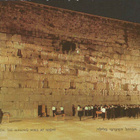 JERUSALEM THE WAILING WALL AT NIGHT 1969 KORTTI SUOMEEN HYVÄ - pikkukuva 2