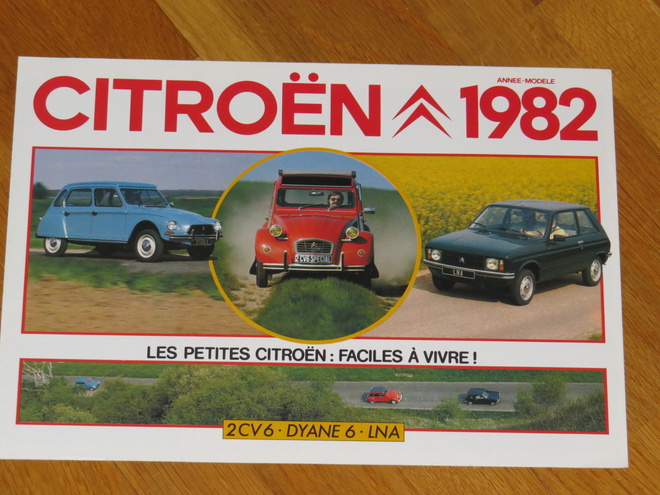 1982 Citroen 2CV 6 / Dyane 6 / LNA esite - KUIN UUSI