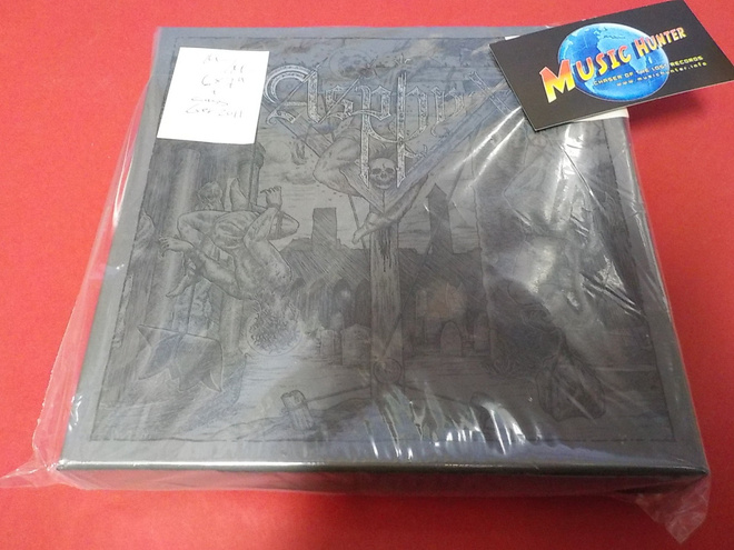 ASPHYX - ABOMINATION ECHOES M-/M- 6x 7'' + KASETTI BOKSI